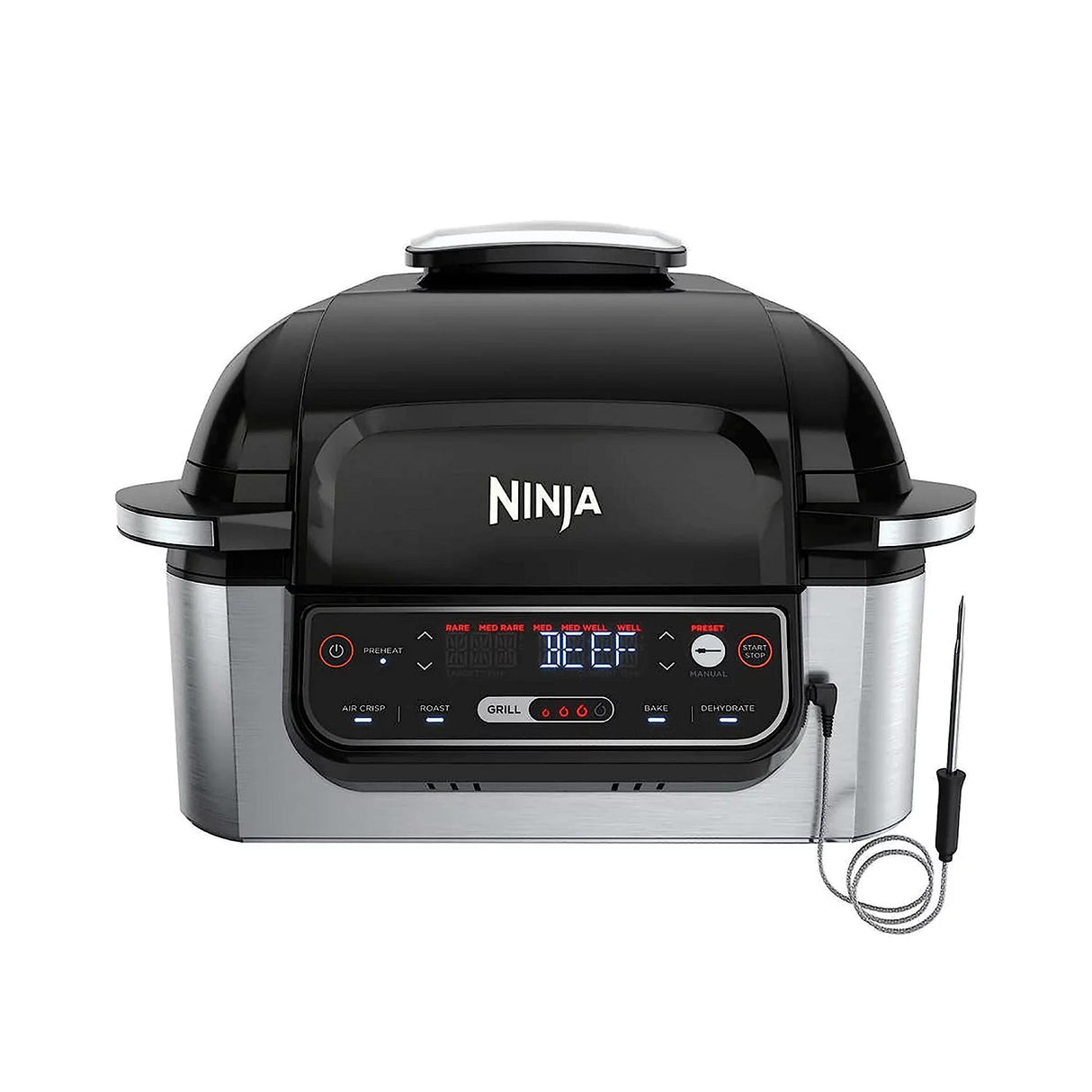Ninja Foodi 5-in-1 Indoor Grill w/ 4-Quart Air Fryer with Roast, Bake, Dehydrate