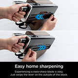 Ninja K52013 Foodi NeverDull Premium 13 Piece German Stainless Steel Wood Series Knife System with Built-in Sharpener, Walnut Stain/Black